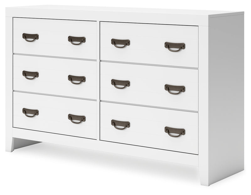 Binterglen White Dresser - B427-31