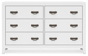 Binterglen White Dresser - B427-31