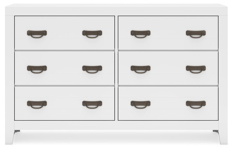 Binterglen White Dresser - B427-31