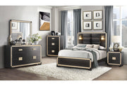 Blake Black/Gold Chest - Gate FurnitureChest
