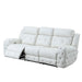 Blanche White Power Reclining Sofa - U8311-BLANCHE WHITE-PRS - Gate Furniture