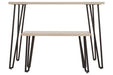 Blariden Brown/Black Desk with Bench - B008-101 - Gate Furniture
