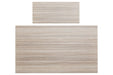 Blariden Brown/White Desk with Bench - B008-201 - Gate Furniture