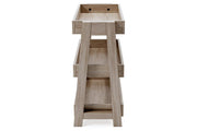 Blariden Light Tan Shelf Accent Table - Gate FurnitureTable