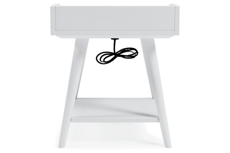 Blariden White Accent Table - Gate FurnitureTable