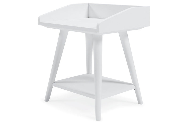 Blariden White Accent Table - Gate FurnitureTable