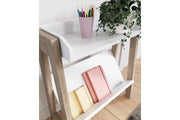 Blariden White/Tan Small Bookcase - Gate FurnitureBookcases