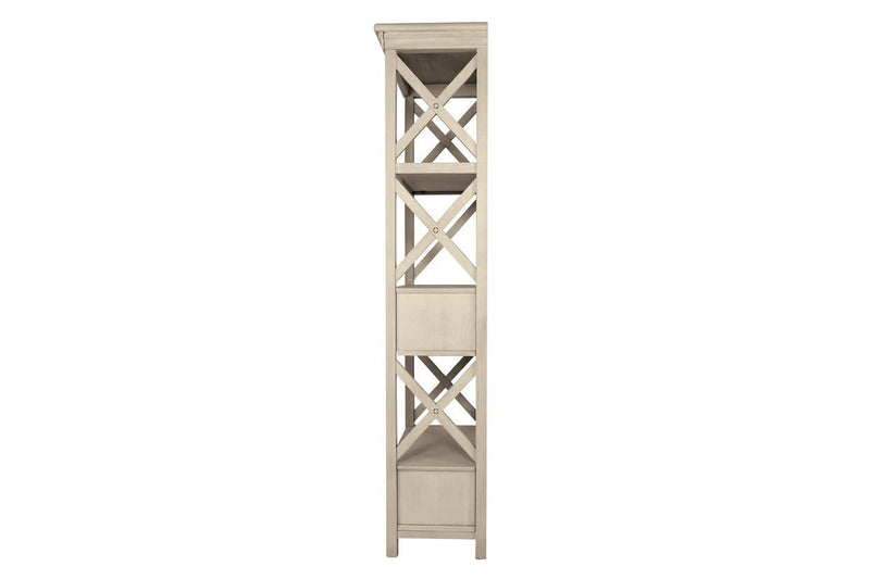 Bolanburg Antique White Display Cabinet - Gate FurnitureServer