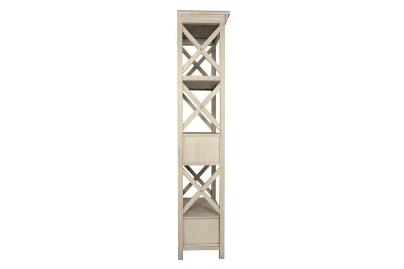 Bolanburg Antique White Display Cabinet - Gate FurnitureServer