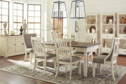 Bolanburg Antique White - Oak Dining Room Set - Gate FurnitureDining Room Set