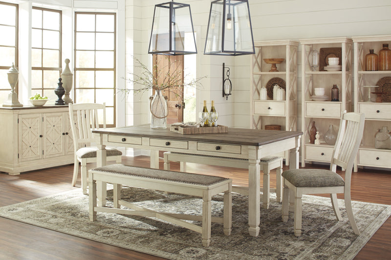 Bolanburg Antique White - Oak Dining Room Set - Gate FurnitureDining Room Set