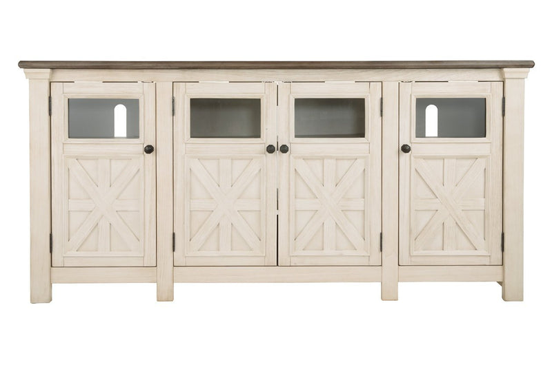 Bolanburg Two - tone 74" TV Stand - Gate FurnitureTV Stand