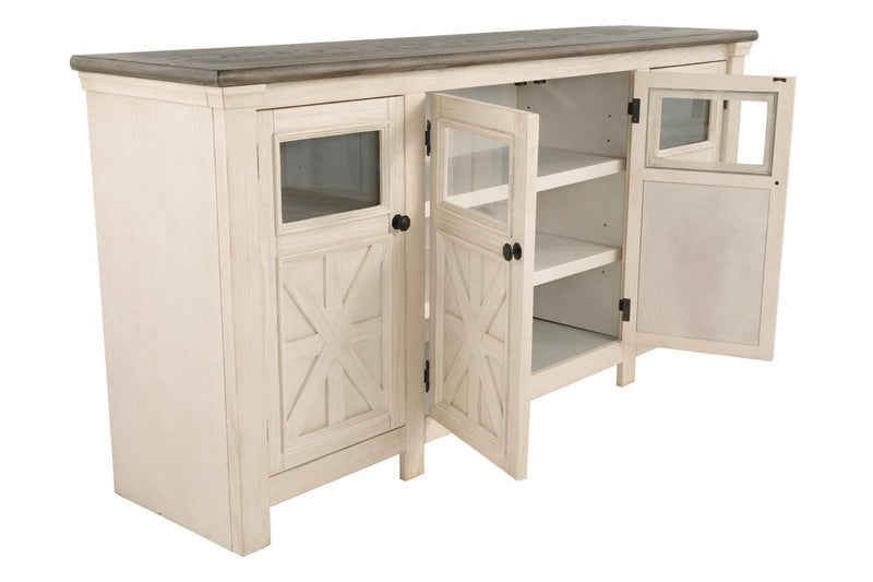 Bolanburg Two - tone 74" TV Stand - Gate FurnitureTV Stand