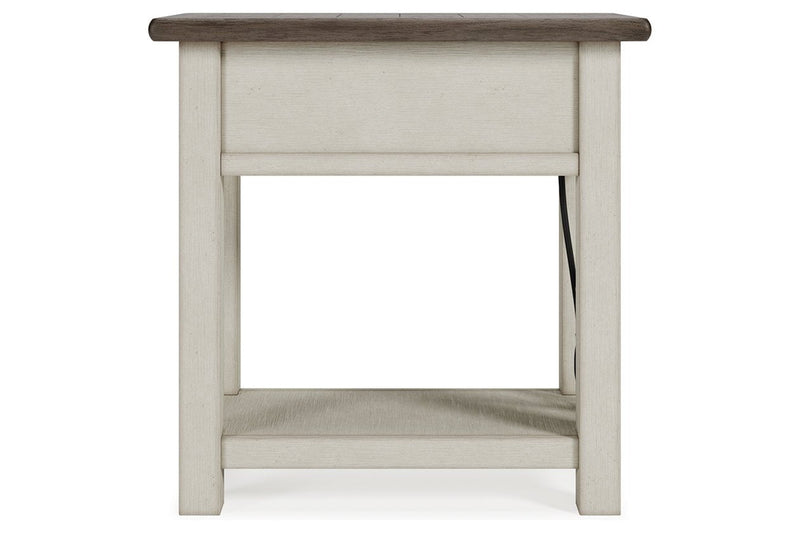 Bolanburg Two - tone Chairside End Table - Gate FurnitureEnd Table Chair Side