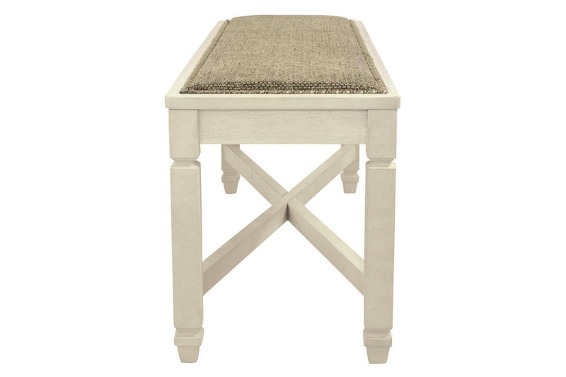 Bolanburg Two - tone Dining Bench - Gate FurnitureAccent Bench
