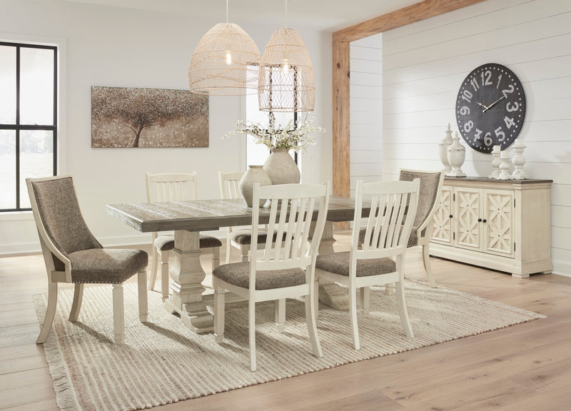 Bolanburg Two - tone Extendable Dining Set - Gate FurnitureDining Room Set