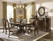Bonaventure Park Cherry Round/Oval Dining Set - Gate FurnitureDining Room Set