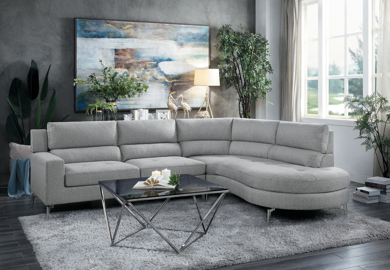 Bonita Gray RAF Sectional - Gate FurnitureSectional