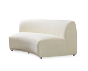 Bonita Ivory Boucle 3 - Piece Curved Sectional - Gate FurnitureSectional