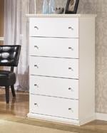 Bostwick Shoals White Chest of Drawers - Gate FurnitureChest
