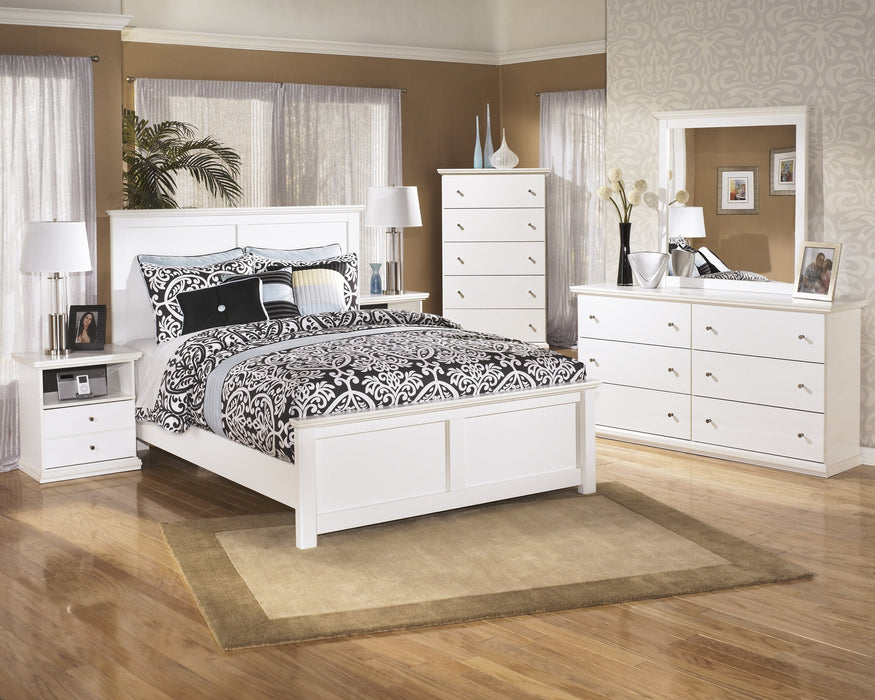 Bostwick Shoals White Panel Bedroom Set - Gate Furniture