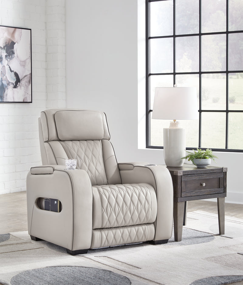 Boyington Gray Power Recliner - U2710513
