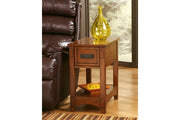 Breegin Brown Chairside End Table - Gate FurnitureEnd Table Chair Side