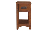 Breegin Brown Chairside End Table - Gate FurnitureEnd Table Chair Side