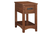 Breegin Brown Chairside End Table - Gate FurnitureEnd Table Chair Side