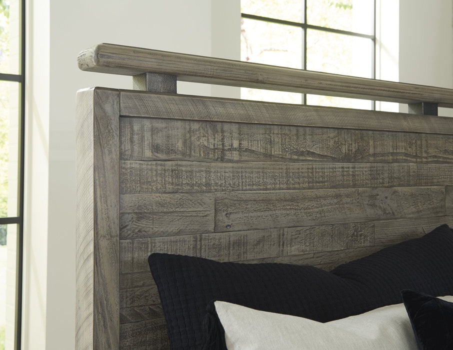 Brennagan Gray King Footboard Storage Bed - Gate Furniture