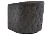 Brentlow Distressed Black Accent Chair - Gate FurnitureAccent Chair