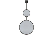 Brewer Black Accent Mirror - Gate FurnitureOther Products