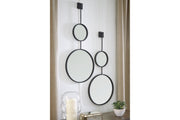 Brewer Black Accent Mirror - Gate FurnitureOther Products