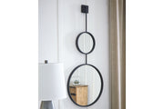 Brewer Black Accent Mirror - Gate FurnitureOther Products