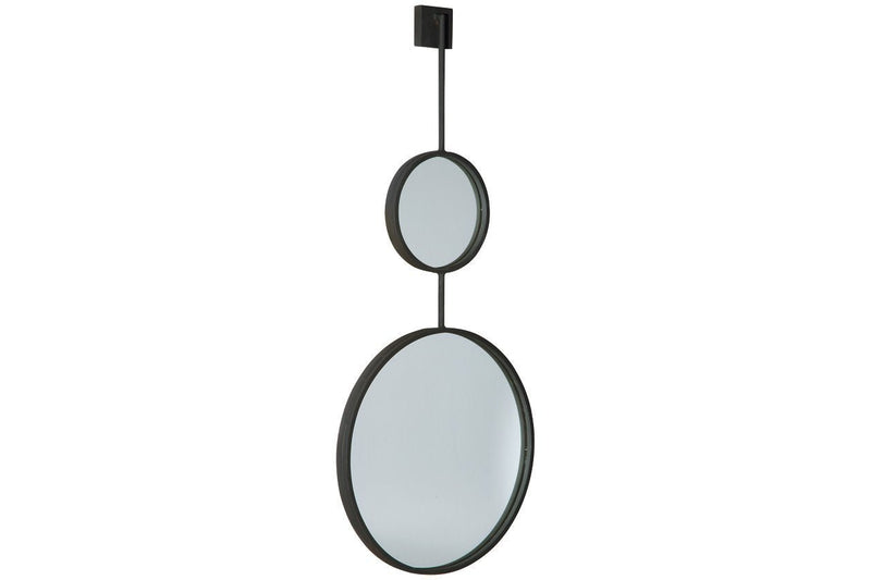 Brewer Black Accent Mirror - Gate FurnitureOther Products