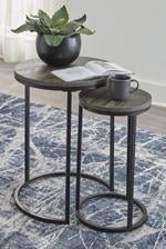 Briarsboro Black/Gray Accent Table (Set of 2) - Gate FurnitureTable