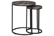 Briarsboro Black/Gray Accent Table (Set of 2) - Gate FurnitureTable