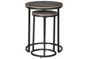 Briarsboro Black/Gray Accent Table (Set of 2) - Gate FurnitureTable