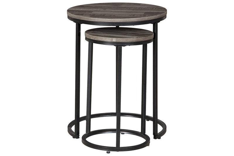 Briarsboro Black/Gray Accent Table (Set of 2) - Gate FurnitureTable