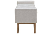 Briarson Beige/Brown Storage Bench - Gate FurnitureAccent Bench