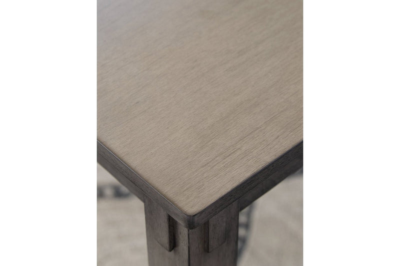 Bridson Gray Dining Table and Chairs with Bench (Set of 6) - Gate FurnitureDining Room Set