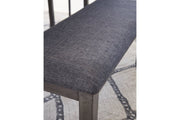 Bridson Gray Dining Table and Chairs with Bench (Set of 6) - Gate FurnitureDining Room Set