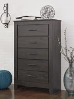 Brinxton Charcoal Chest of Drawers - Gate FurnitureChest