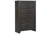 Brinxton Charcoal Chest of Drawers - Gate FurnitureChest