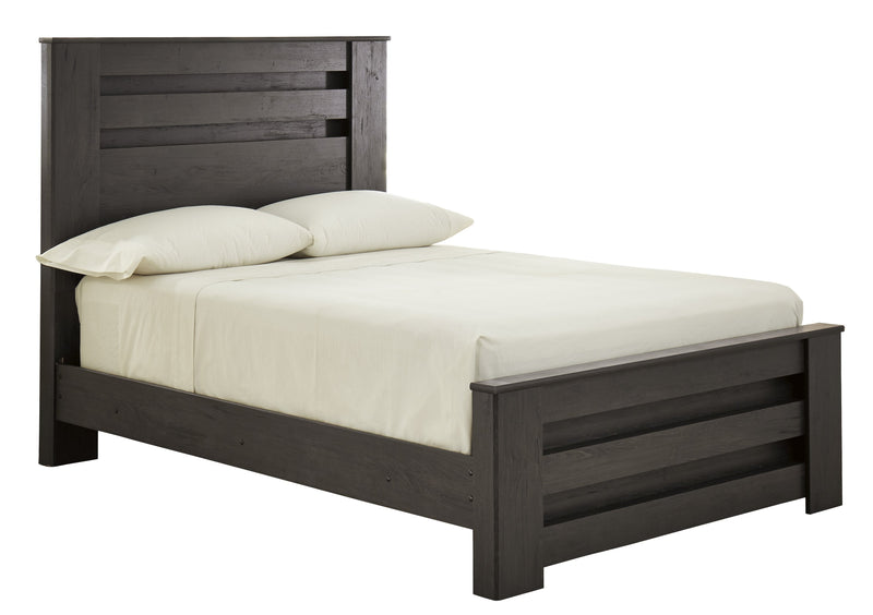 Brinxton Charcoal Full Panel Bed - Gate FurnitureFull Bed
