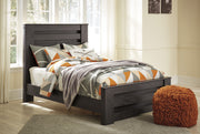 Brinxton Charcoal Full Panel Bed - Gate FurnitureFull Bed
