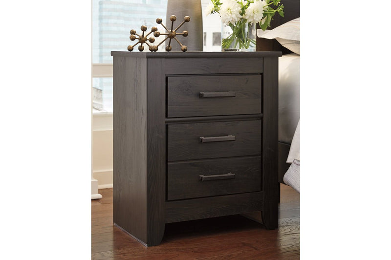 Brinxton Charcoal Nightstand - Gate FurnitureNightstand