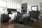 Brinxton Charcoal Panel Bedroom Set - Gate FurnitureBedroom Set