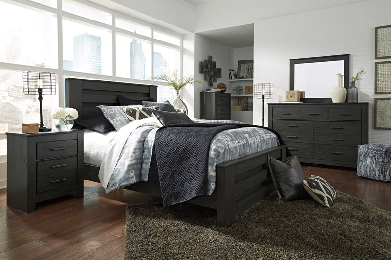 Brinxton Charcoal Panel Bedroom Set - Gate FurnitureBedroom Set