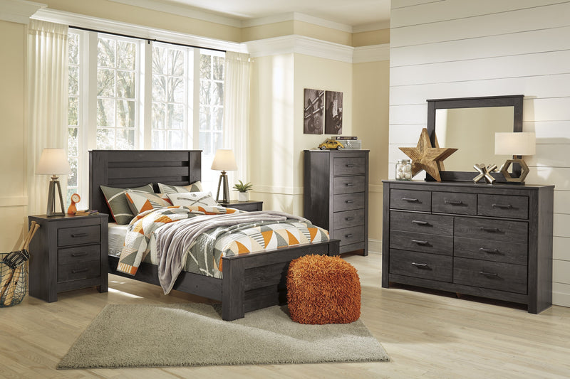Brinxton Charcoal Panel Youth Bedroom Set - Gate FurnitureYouth Bedroom Set